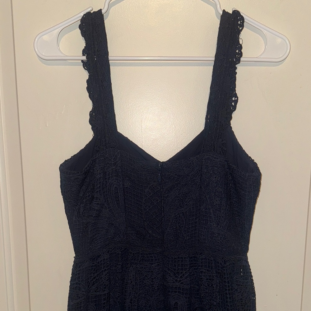 Adelyn Rae Navy Textured Dress - Picture 7 of 8